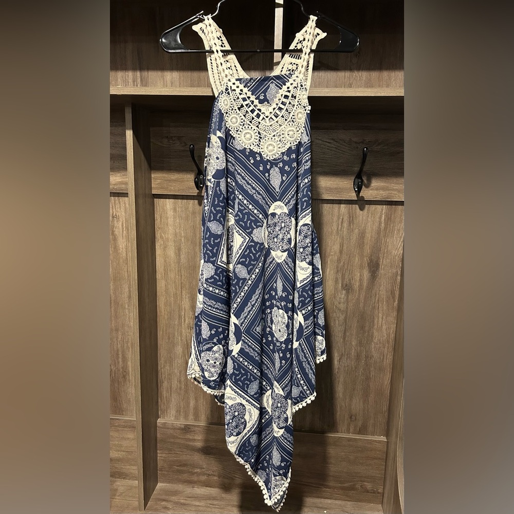 Mudd Blue Asymmetrical Dress